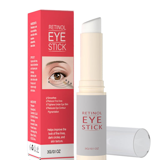 1Pcs Retinol Eye Stick, Retinol Under Eye Cream for Puffiness and Dark Circles, Hydrating Eye Cream Anti Aging for Enhanced Under Eye Nourishment.