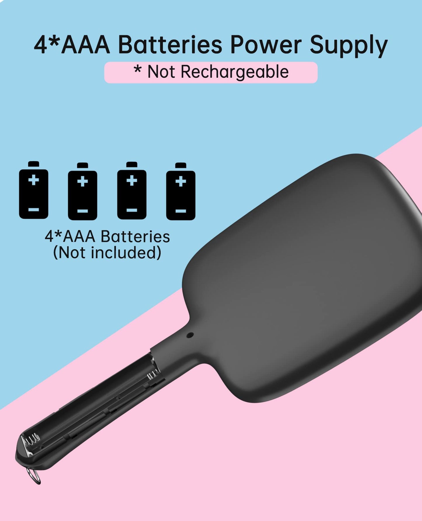 Famihomii Lighted Handheld Mirror, 6.2"x 5.9" Square Glass Frame with LED Beads, Battery Operated, Ideal for Haircut, Shaving, Makeup, and Wound Care