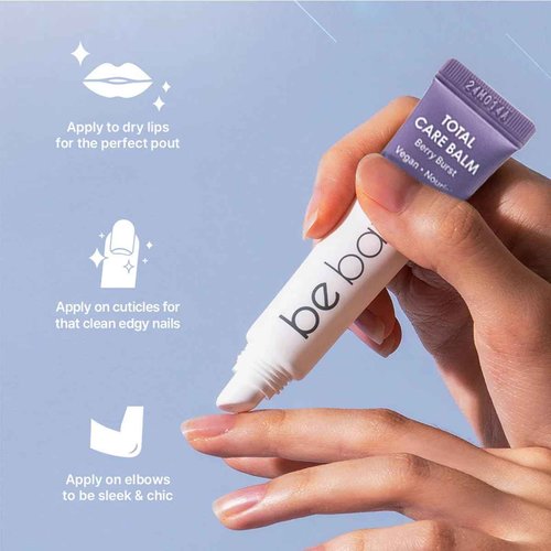 15 Min Pamper Me Kit and Total Care Balm Dual Pack: Korean Face Mask Essentials and Moisturizing Lip Balm Gift Set for Women