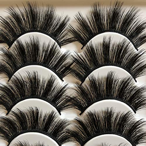 20MM Dramatic False Eyelashes 16 Pairs - 2 Styles 5D Mink Lashes