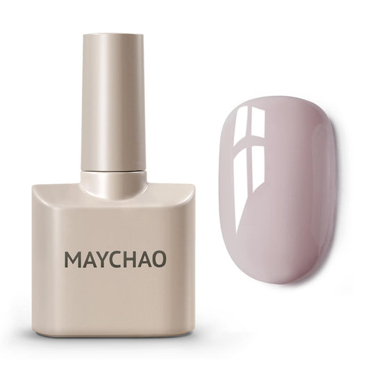 MAYCHAO 15ML Gel Nail Polish 1Pc Stone Beige Gel Polish Soak Off UV LED Nail Polish Nail Art Starter Manicure Salon DIY at Home, 0.5 OZ