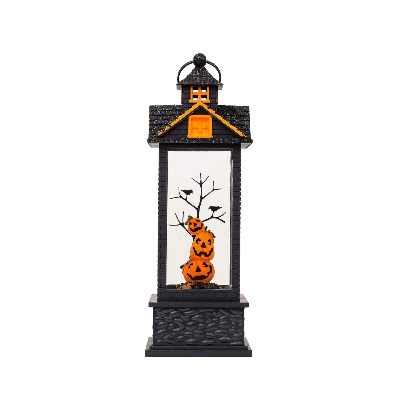 Halloween Décor by Roman, Giftware Collection, Pumpkin, Ghost, Witch, Skull, Spider, Trick or Treat, 11.75" H LED Swirl Lantern (11x4x4)