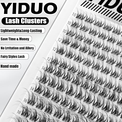 Spider Lash Clusters Kit 10-16mm D Curly Wispy Eyelashes