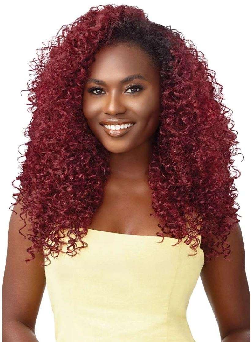 Converti-Cap Outre Synthetic Wig - DOMINICAN BOUNCE (1B Off Black)