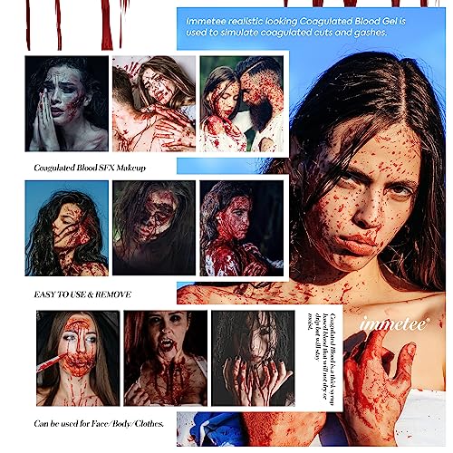 SFX Fake Blood Gel with Stipple Sponge, 55g
