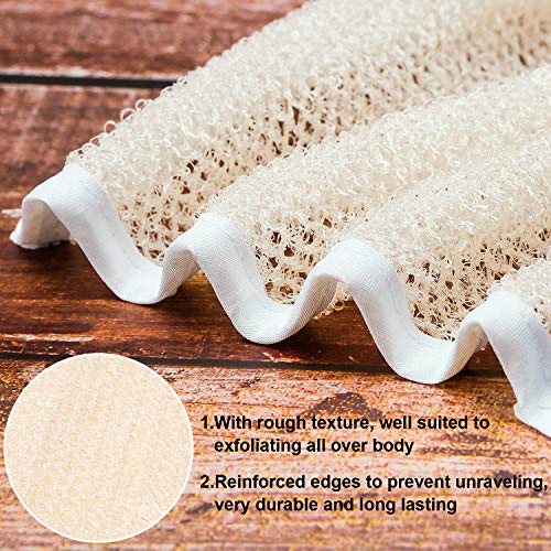 Tatuo 5-Pack Exfoliating Bath Cloths, Dual-Texture Wash Towels
