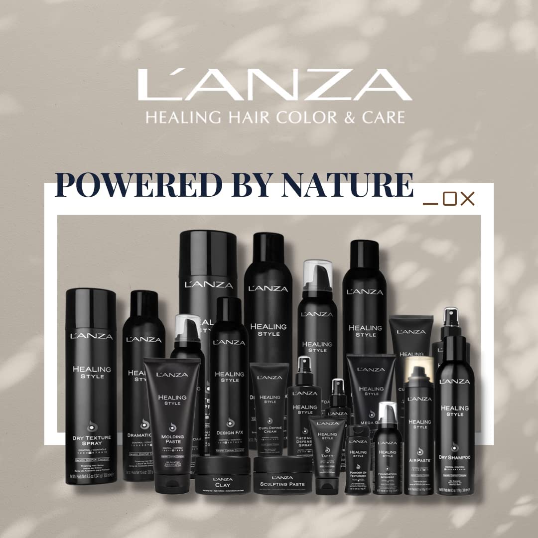 L'ANZA Healing Style Air Paste with Strong Hold Effect, Nourishes and Refreshes the Hair While Styling, With Keratin Cactus Complex for a Shiny Weight-Free Look (5.1 Fl Oz)