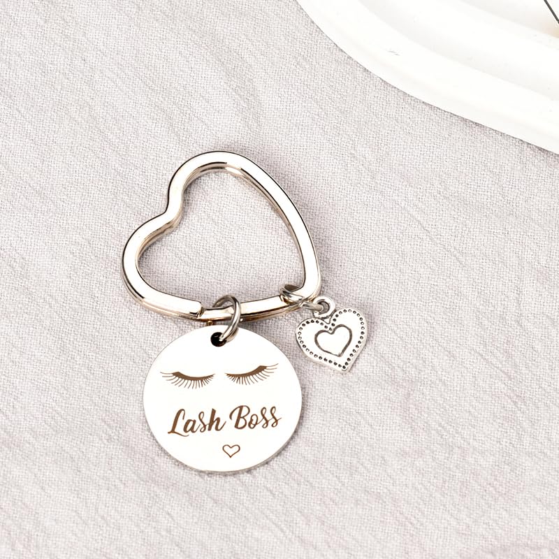 Lash Boss Keychain - Stainless Steel Beauty Tech Gift
