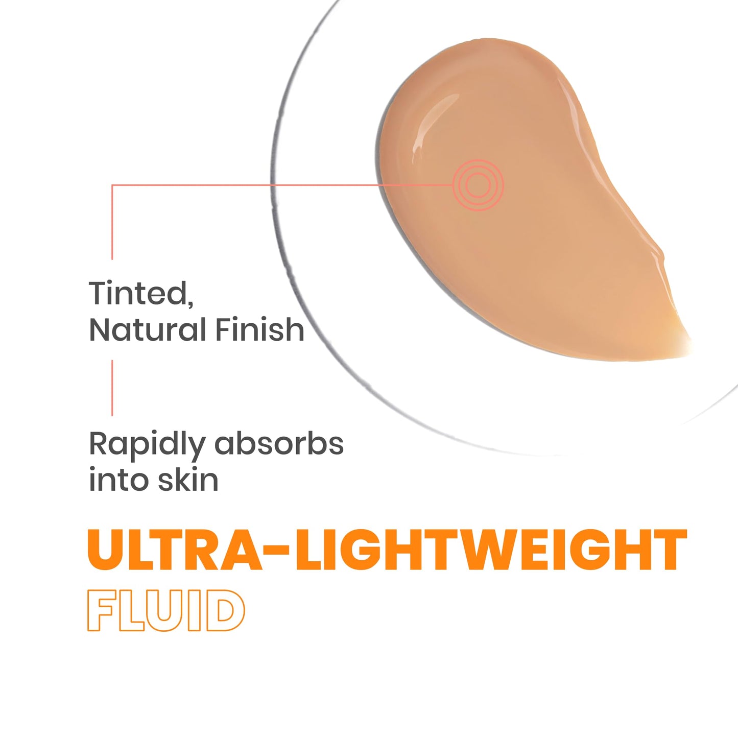 Avène Mineral Sunscreen Multi-Defense Fluid Tinted SPF 50+, Clean Formula Sunscreen for Sensitive Skin, Reef Friendly, Natural Tint, Non-Whitening, Antioxidant Protection, 1.3 Fl Oz