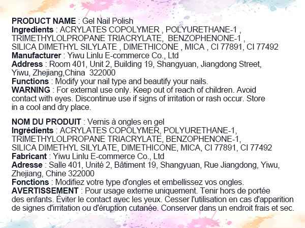 MEET ACROSS Neon Crackle Gel Nail Polish With Black White Sliver Glod Gel+ Glow in the Dark Gel Polish Kit 18Pcs*7ml