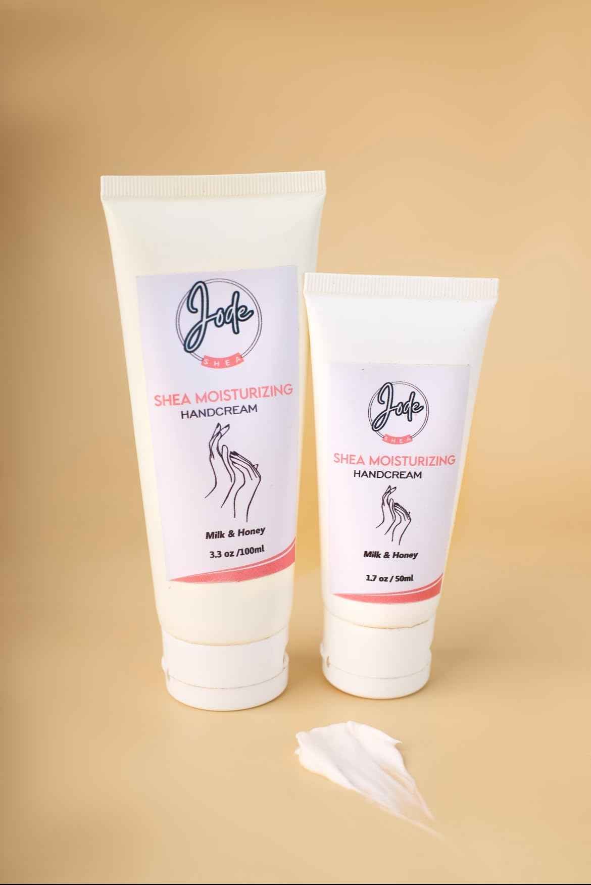 JODEShea - SHEA MOISTURIZING HANDCREAM Milk & Honey 3 1/3Oz or 100ML