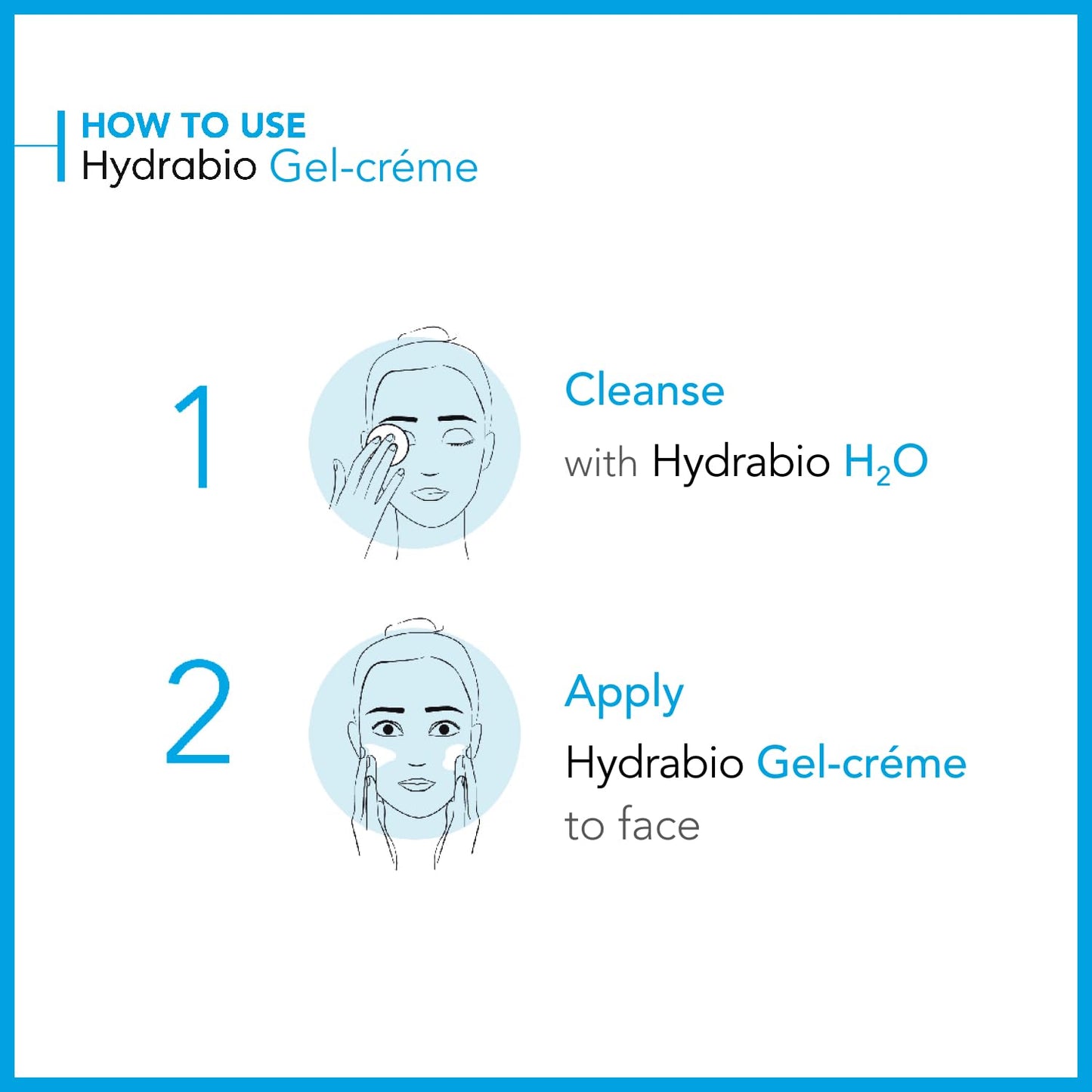 Bioderma - Face Cream - Hydrabio - Gel Cream Moisturizer - Provides Radiance - Cream Face Moisturizer for Normal to Combination Sensitive Skin, 1.33 Fl Oz (Pack of 1)