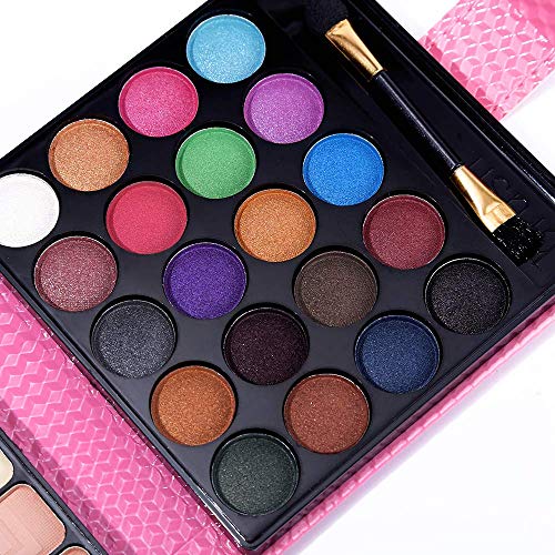 QiBest All in One Makeup Kit - 25 Eyeshadow, 6 Lip Gloss, 3 Blush