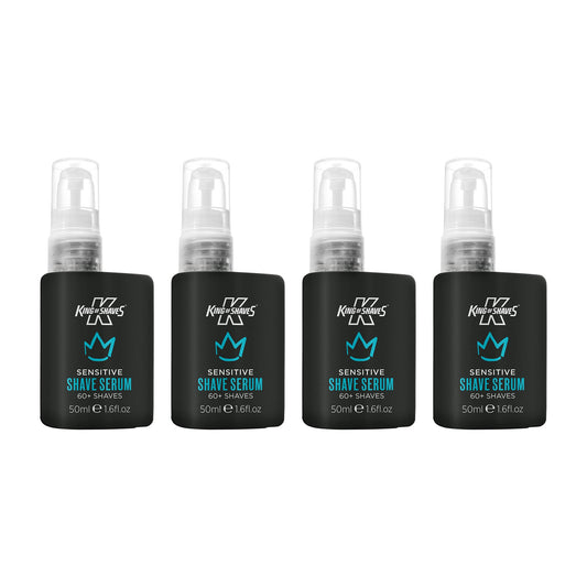 King of Shaves Advanced Sensitive Shaving Face Serum For Men 50ml QUAD PACK