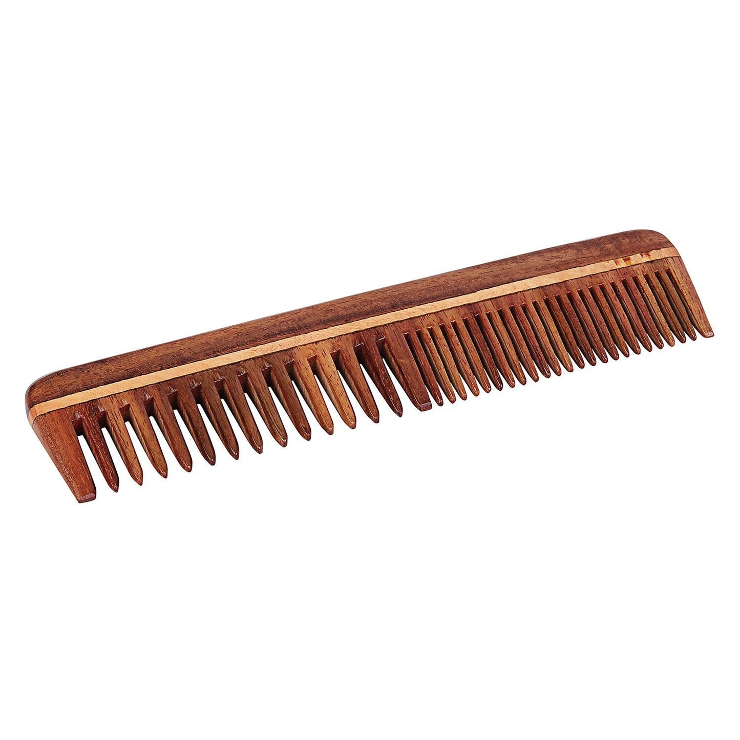 SVATV Handcrafted Rosewood Comb for Detangling Hair Comb For Thick, Curly And Wavy Hair, Non-Static and Eco-friendly Made in India (S-78A)