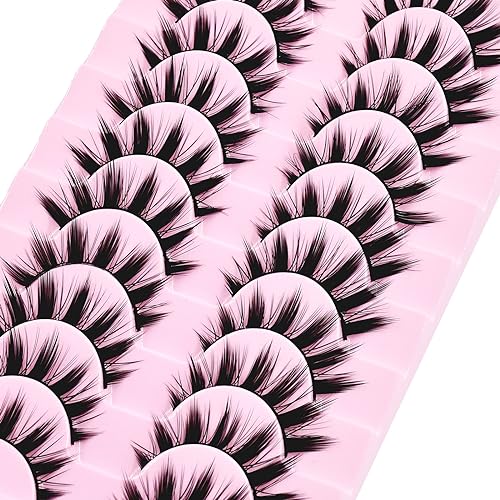 Manga Lashes 16mm - 10 Pairs Anime Cosplay Eyelashes