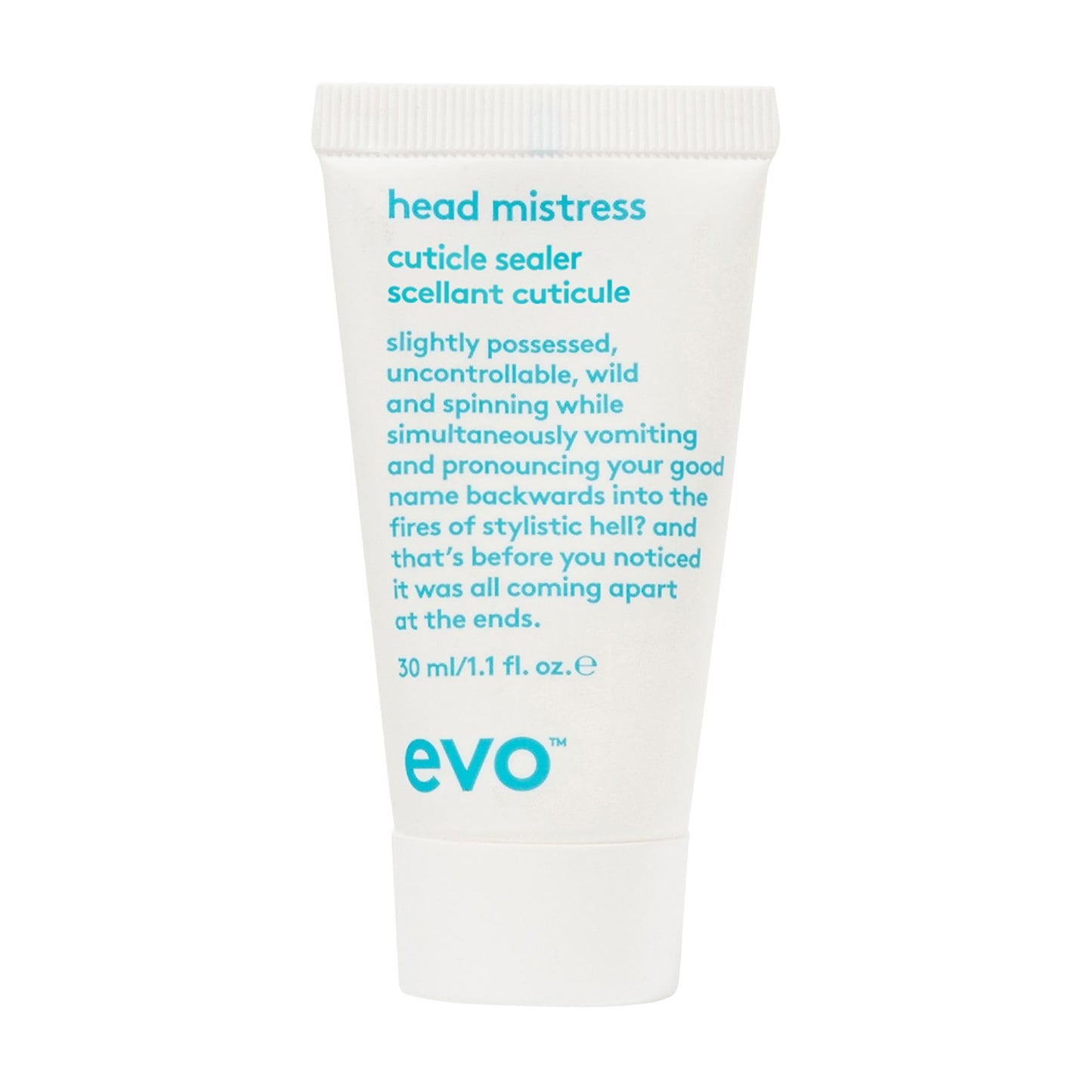 EVO Head Mistress Cuticle Sealer - Multi-Purpose Hair Cream - Softens & Repairs Hair - Travel Size, 30ml / 1.01fl.oz