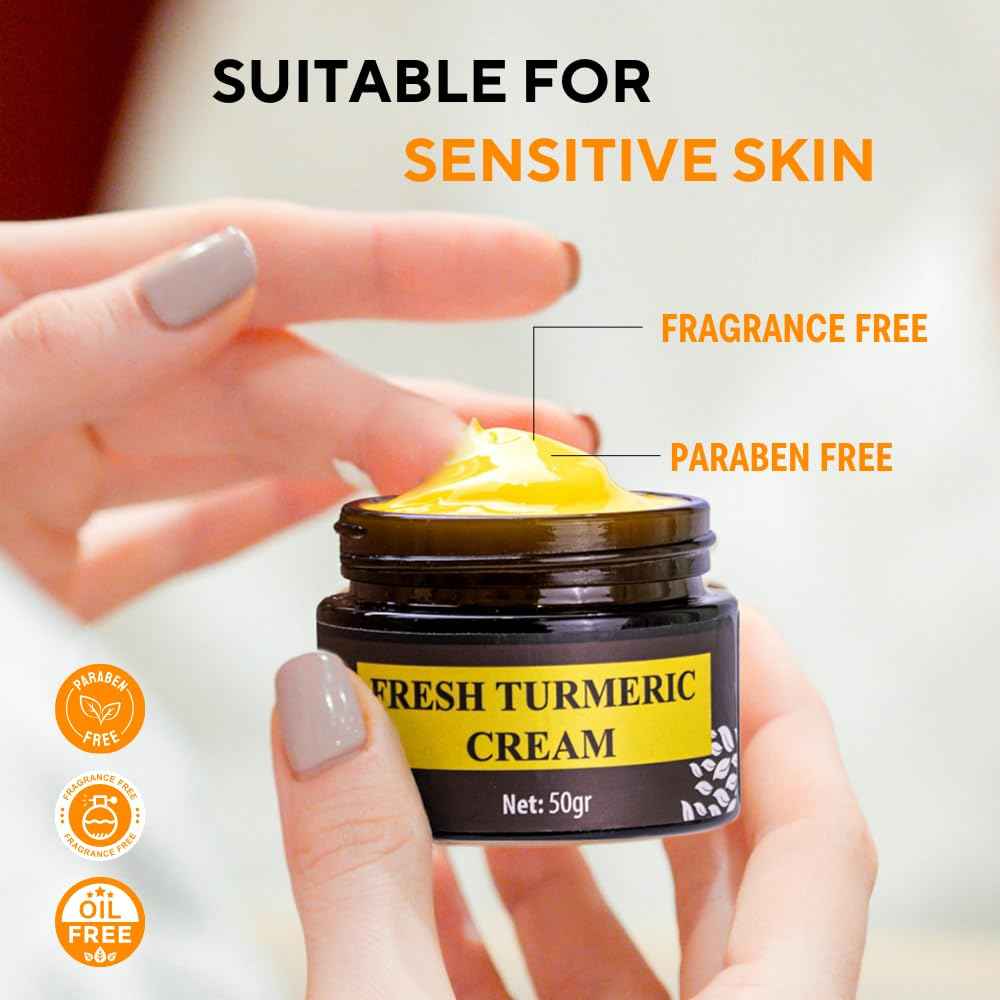 Fresh Turmeric Cream with Turmeric Harvested after 9 Months (1.8 oz)
