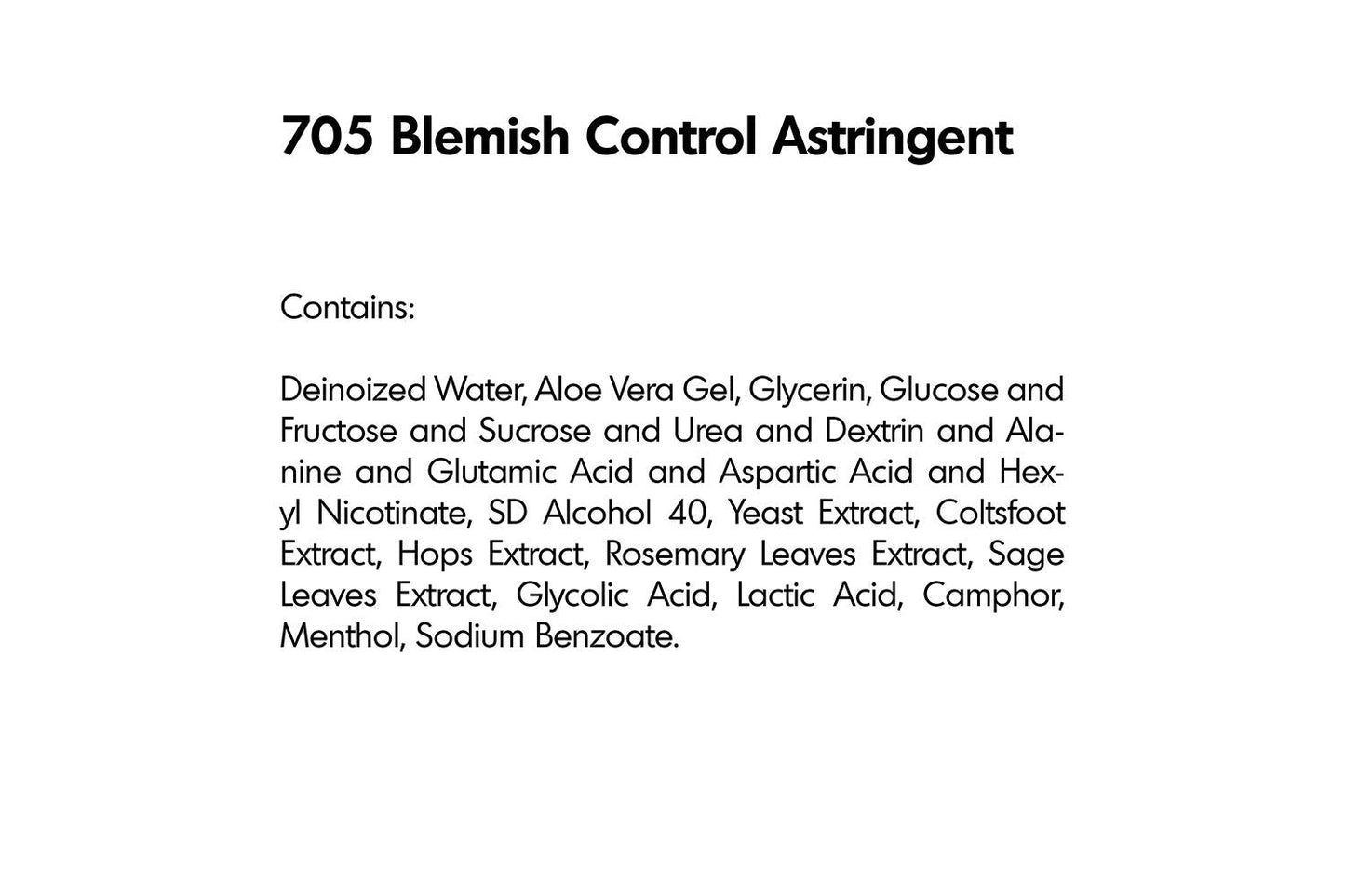 RAYA Blemish Control Astringent 6 oz (705) | Facial Toner for Very Oily and Break-Out Skin | Helps Normalize pH Levels and Regulate Oil Gland Secretion | Made with Vitamin-B | Great for Teens