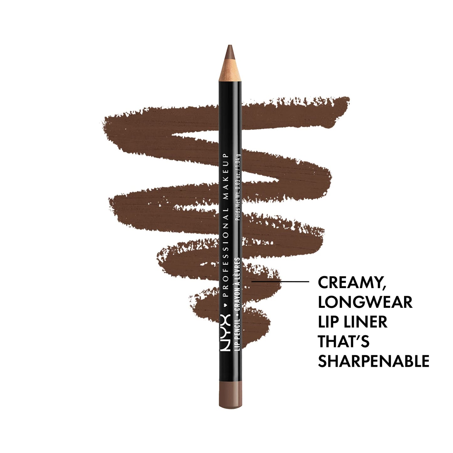 NYX PROFESSIONAL MAKEUP Slim Lip Pencil (Espresso) + Butter Gloss (Sugar Glass, Clear), 3-Pack Bundle