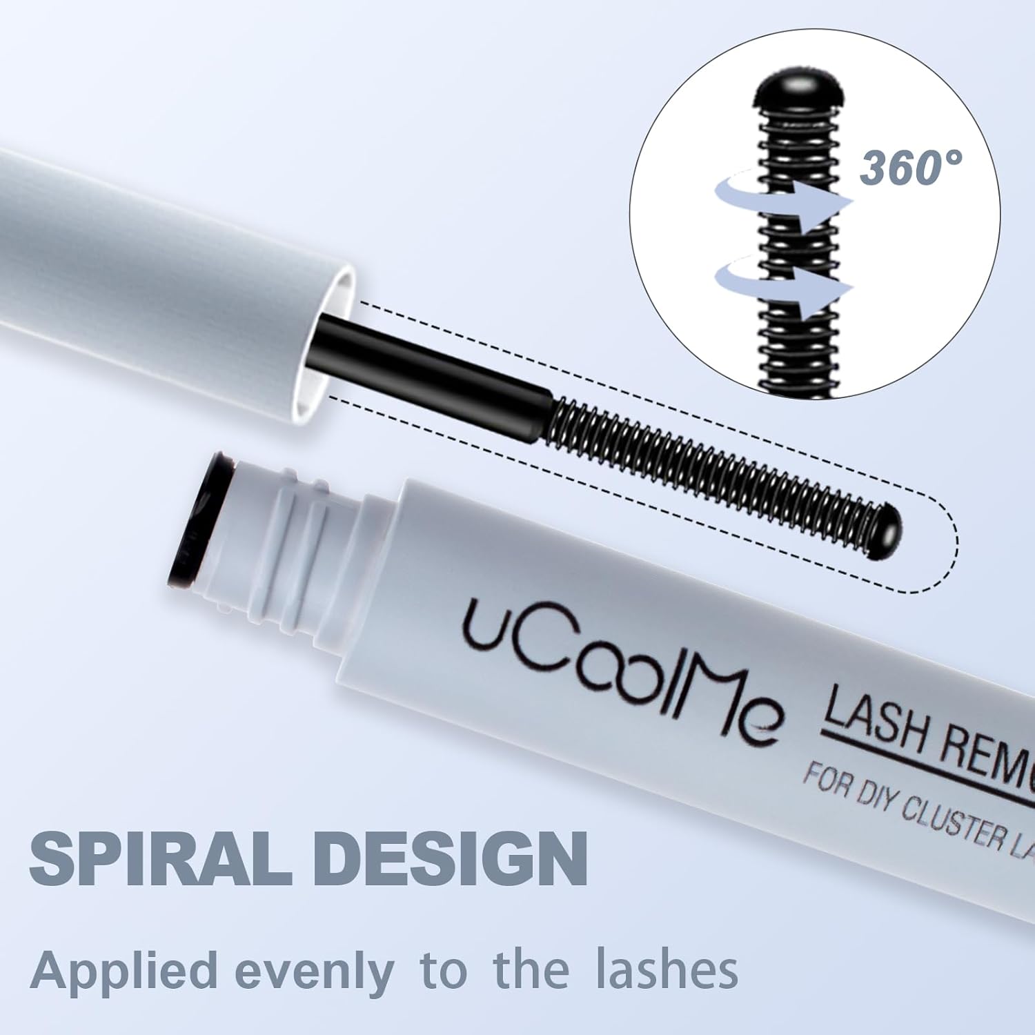 Lash Glue Remover 5ML uCoolMe for Lash Clusters Lash Bond Remover - Gentle Formula Eyelash Glue Remover for Sensitive Eyes