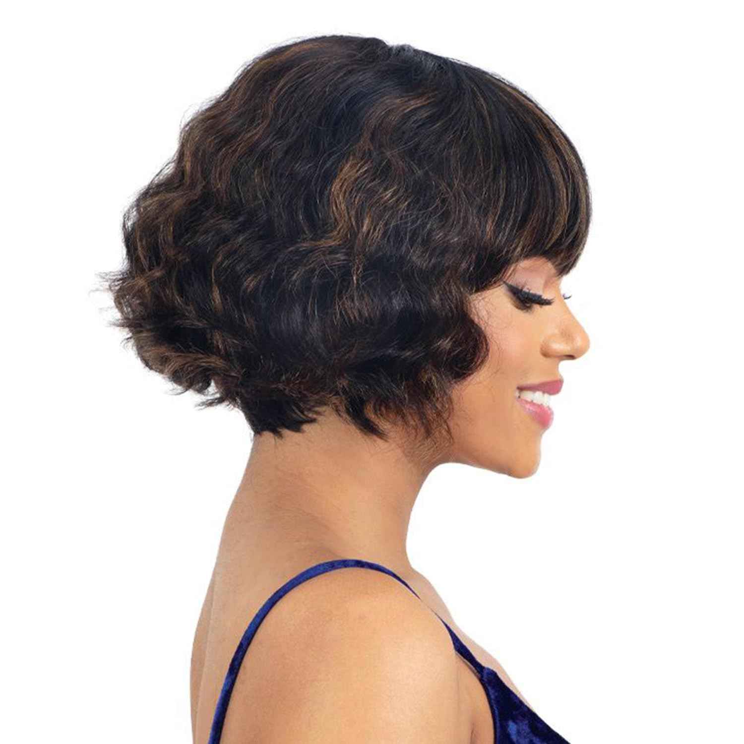 FREE TRESS Naked Brazilian Human Hair Wig - Luca (Color:NATURAL)