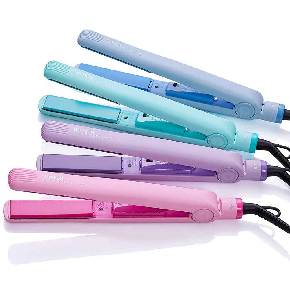 Izutech Two Tone 1-in. Flat Iron Lilac Purple Purple