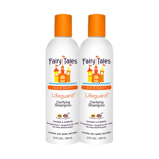 Fairy Tales Swim Shampoo for Kids - 12 oz - Made with Natural Ingredients in the USA - Chlorine Removal Swimmer Shampoo for Kids, No Parabens, Sulfates, or Synthetic dyes - 2 Pack