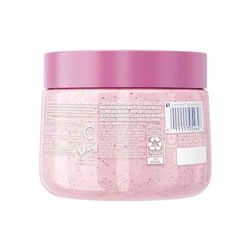 Dove Himalayan Salt & Rose Oil Body Scrub Exfoliates and Deeply Nourishes for Smooth, Radiant Skin 15 oz