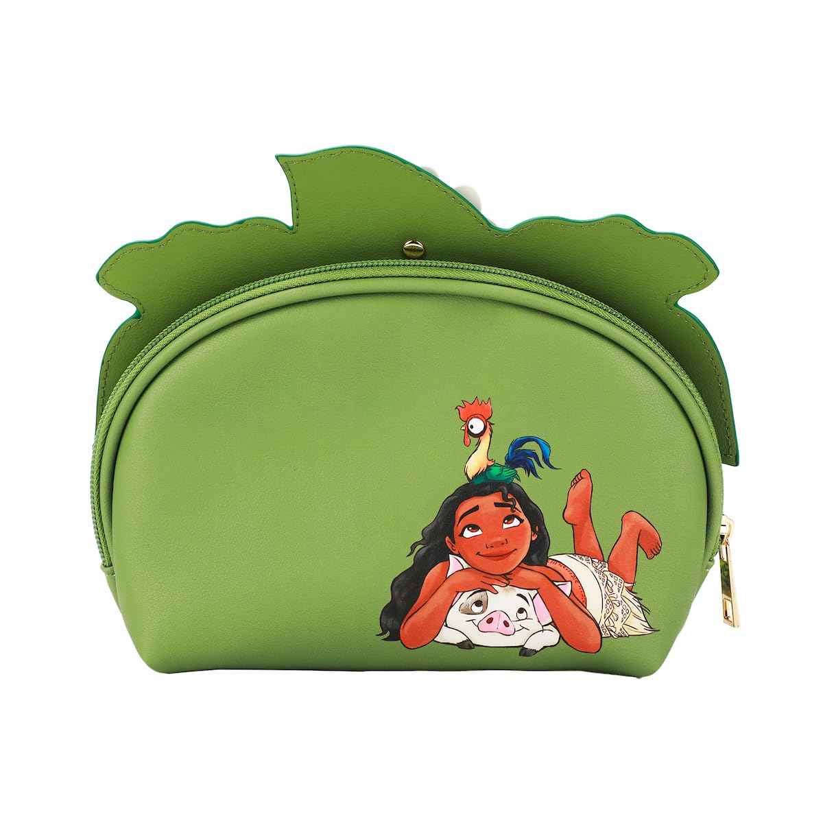 Bioworld Moana Te Fiti Green 6" Domed Cosmetic Case