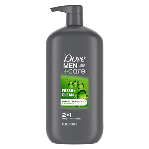 Dove Men+Care 2 in 1 Shampoo & Conditioner, 31 oz