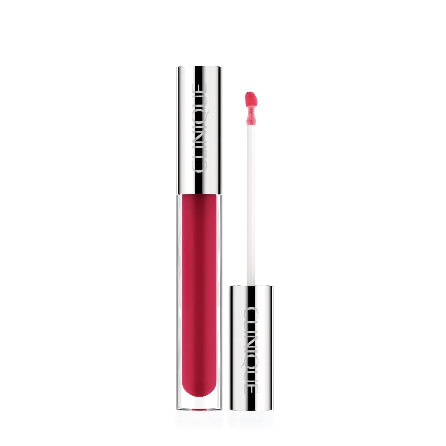 Clinique Pop Plush Creamy Lip Gloss With Hyaluronic Acid + Blend of Aloe Butter, Avocado Butter + Shea Butter | Hydrating + High Shine, Velour Pop