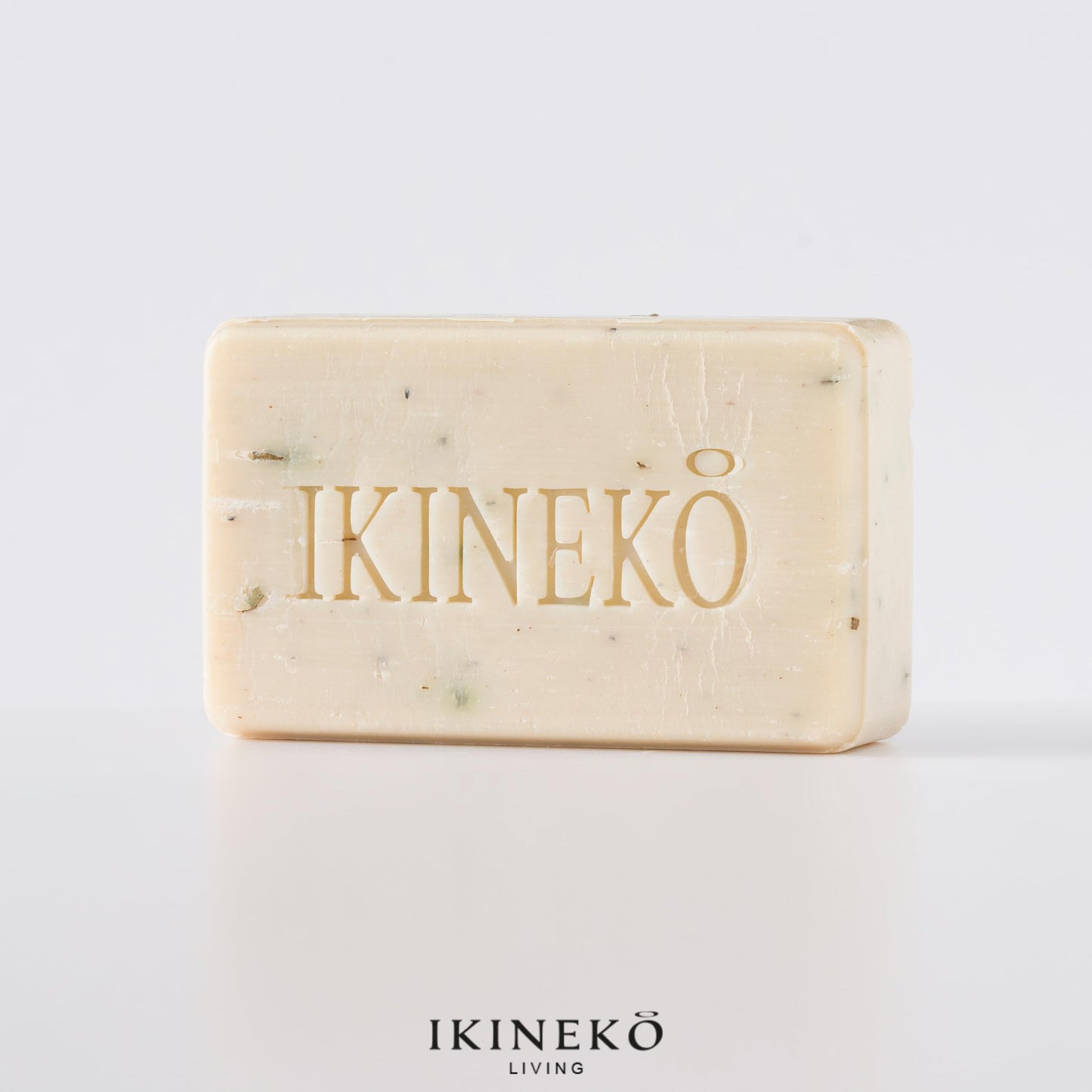 IKINEKO No3 Pure Olive Oil Soap Bar - Pack of 4 - Plant Based Natural Ingredients - For All Skin Types - Handmade - Daphne Scented - 125gr