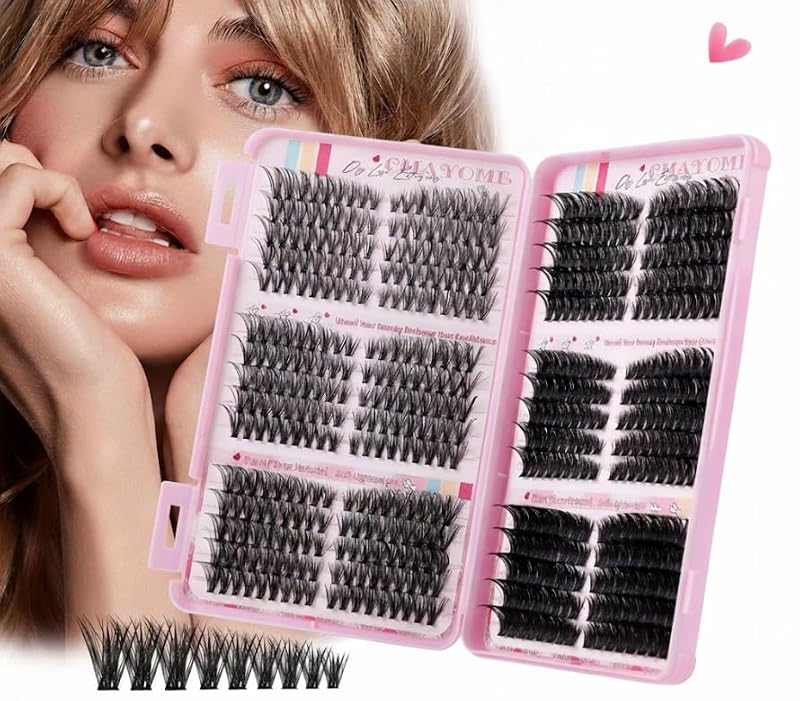 Lash Clusters 530Pcs Mixed Lengths 8-16mm Eyelash Extensions