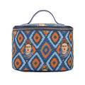 Signare Tapestry Toiletry Bag Makeup Organizer bag for Women with Mexican Folk Art Design