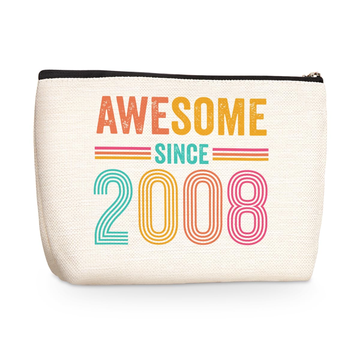 Sweet 16 Gifts for Girls 16th Birthday Makeup Bag Cosmetic Travel Bag Pouch 16 Year Old Girl Gifts 2008 16th Birthday Decorations Gifts for Teenage Girls Daughter Niece for Friendship Birthday