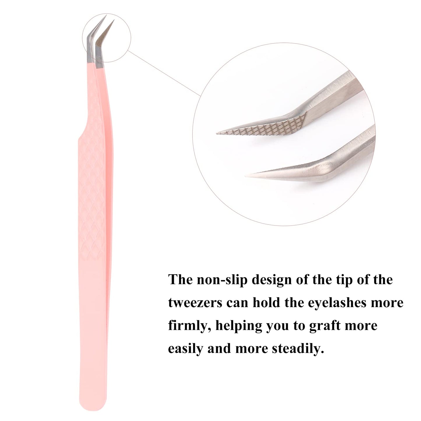 Eyelash Extensions Tweezers For Volume Lashes Easy to Make Fans Eyelashes Extensions Supplies Lash Extension Tweezers by FADVAN