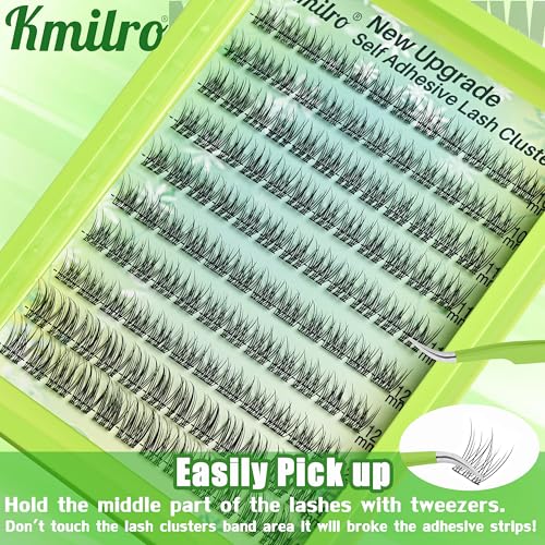 Self Adhesive Lash Clusters 10-14mm Natural Pre-Glued 120Pcs