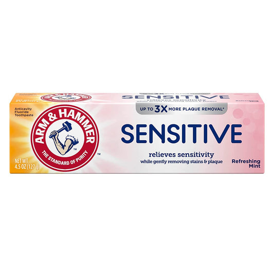 ARM & HAMMER Sensitive Teeth & Gums Toothpaste 4.5 oz (Pack of 10)