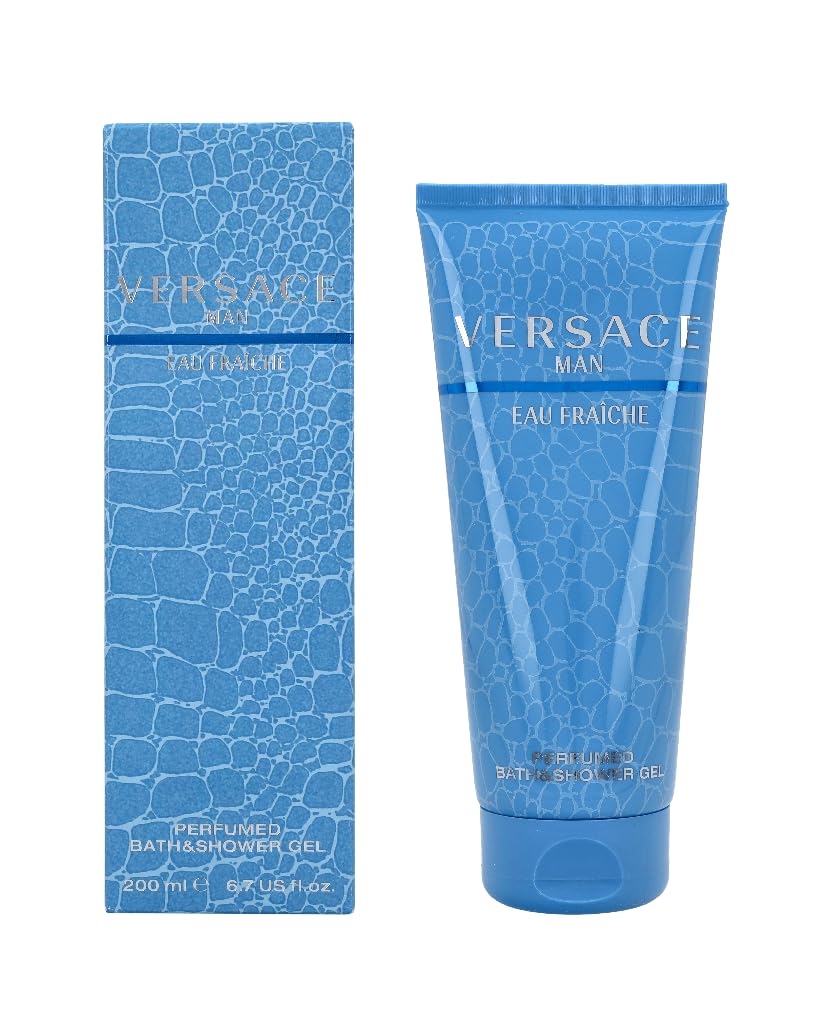 Versace Man Eau Fraiche by Versace for Men 6.7 oz Perfumed Bath & Shower Gel