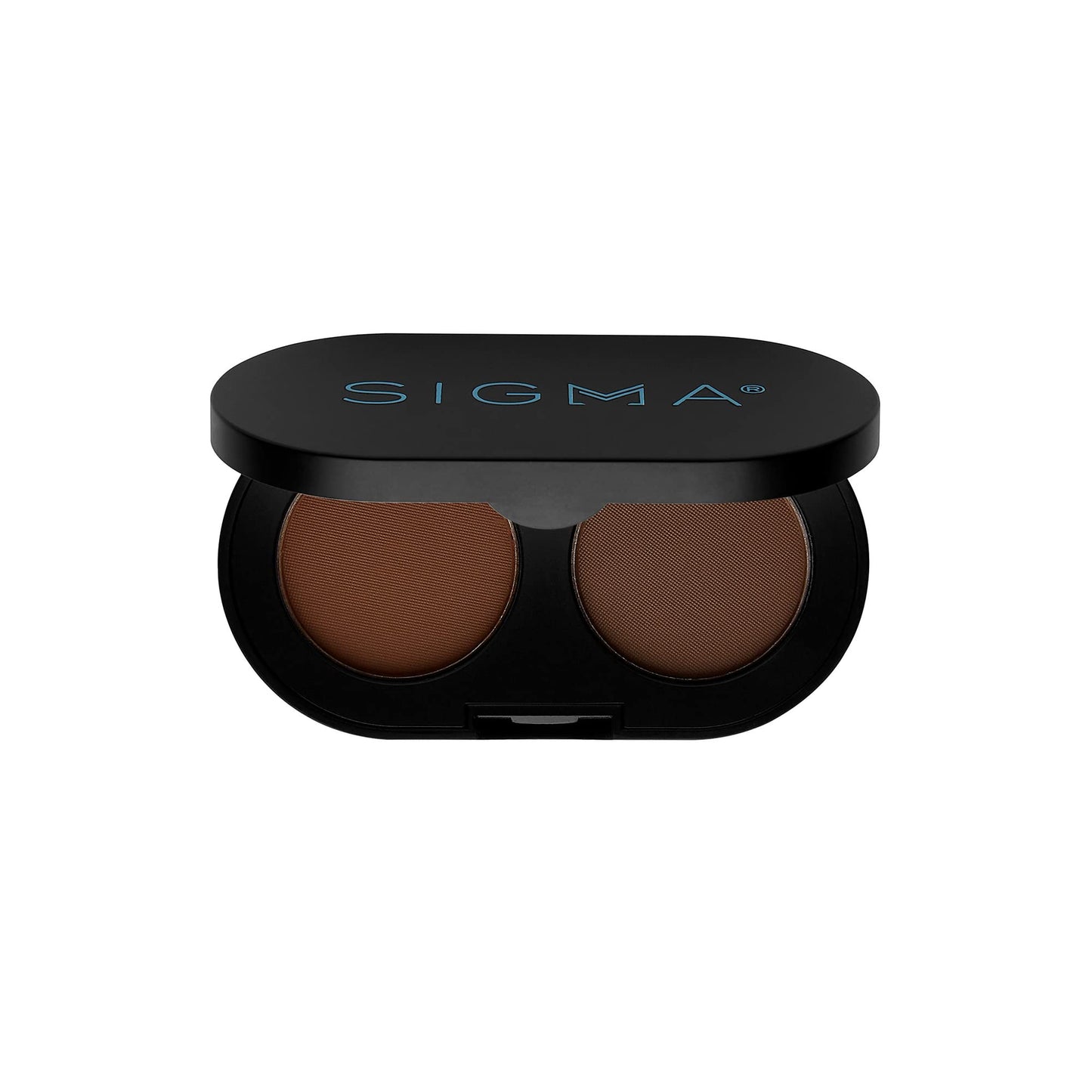 Sigma Beauty Color + Shape Brow Powder Duo - Eye Brow Palette for Natural, Defined Brows - Dark and Light Brow Powder to Tint and Highlight - Vegan, Paraban Free, Sulfate Free - Dark