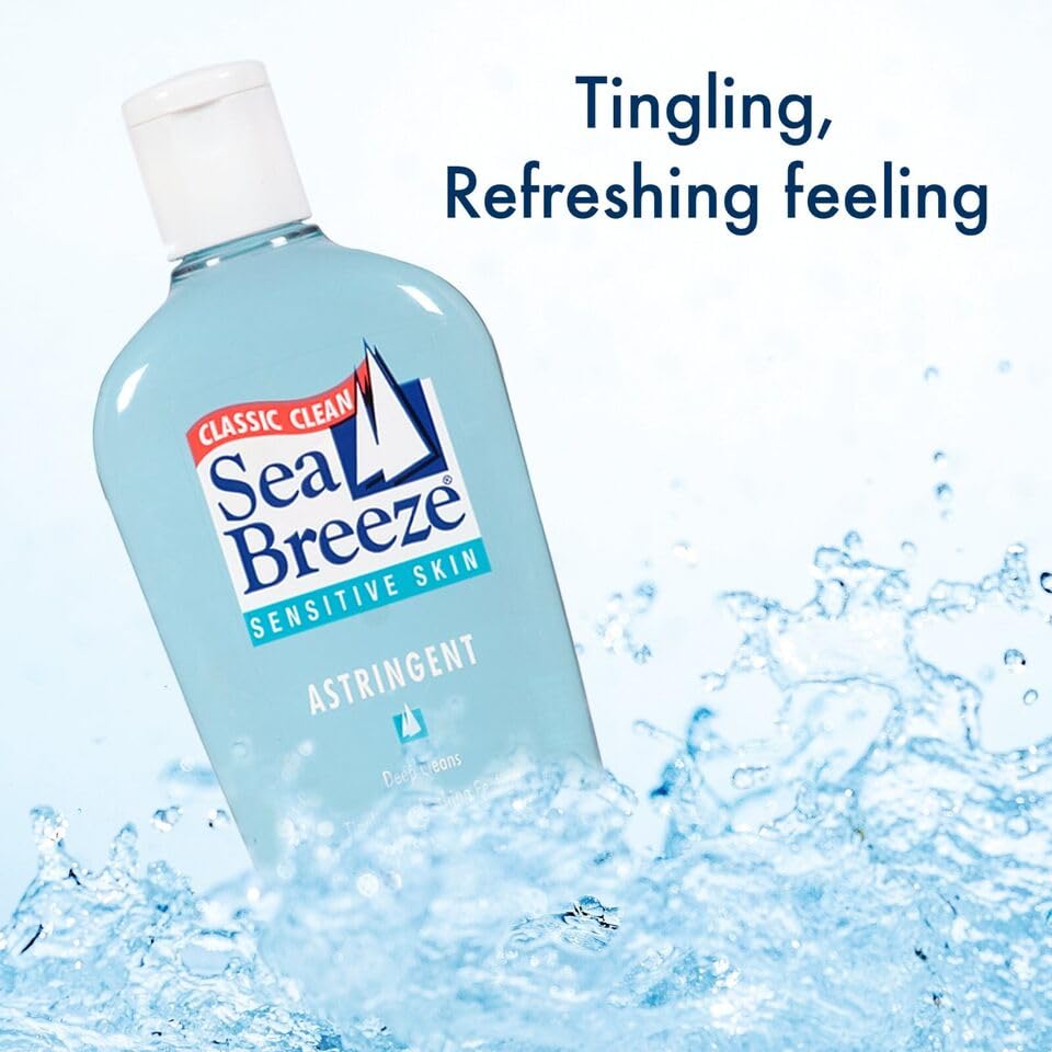 Sea Breeze Sensitive Skin Astringent 10 oz (Pack of 6)