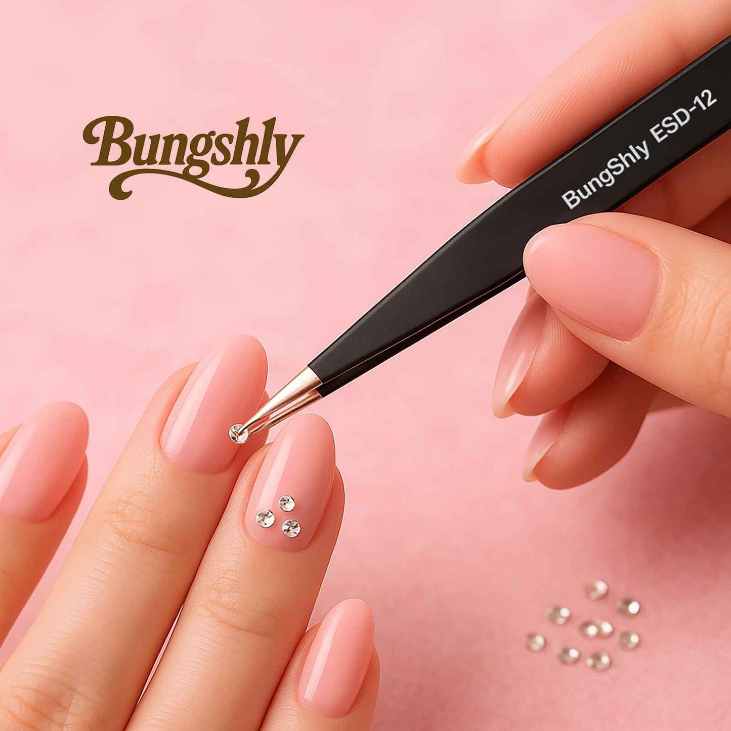 Tweezers Set – Precision Rhinestone, Nail Sticker & Charm Tweezers for Nail Art, DIY Nail Art Tools for Stickers, Decals, Ideal for Gel Nails, Flower, Heart, and Fruit Designs