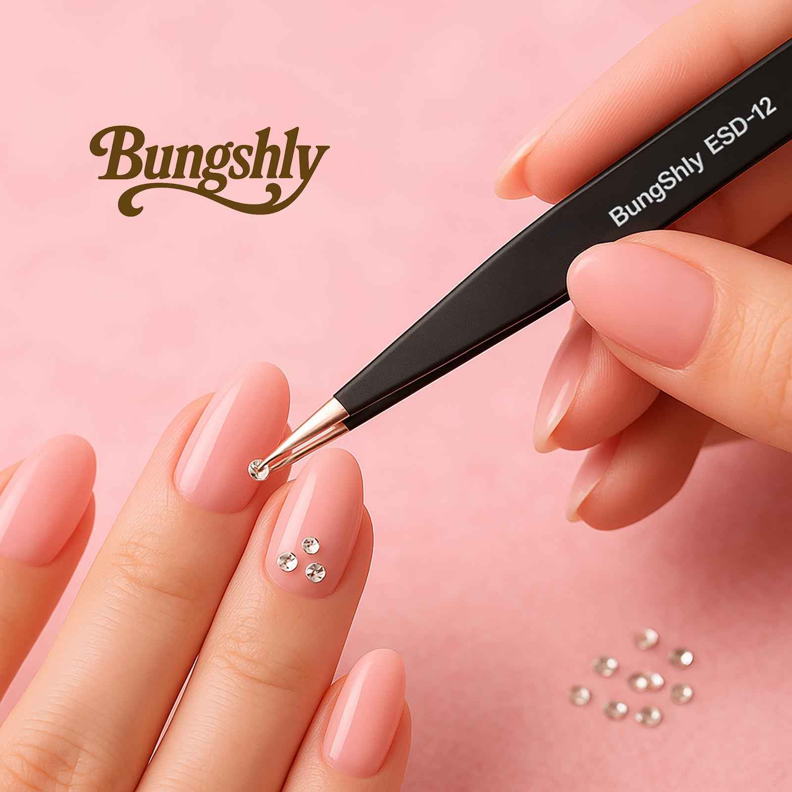 Tweezers Set – Precision Rhinestone, Nail Sticker & Charm Tweezers for Nail Art, DIY Nail Art Tools for Stickers, Decals, Ideal for Gel Nails, Flower, Heart, and Fruit Designs