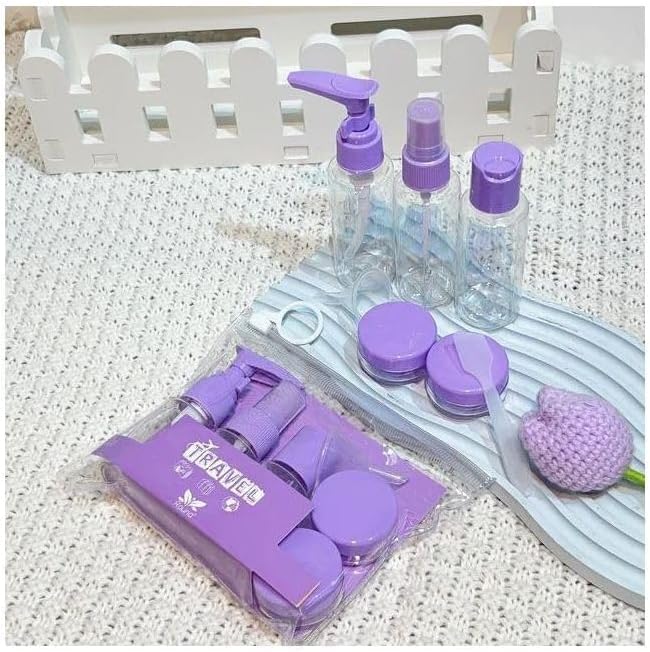 Travel Refillable Bottles Set – Leakproof 6-Piece Travel Toiletry Kit for Shampoo, Lotion & Cosmetics