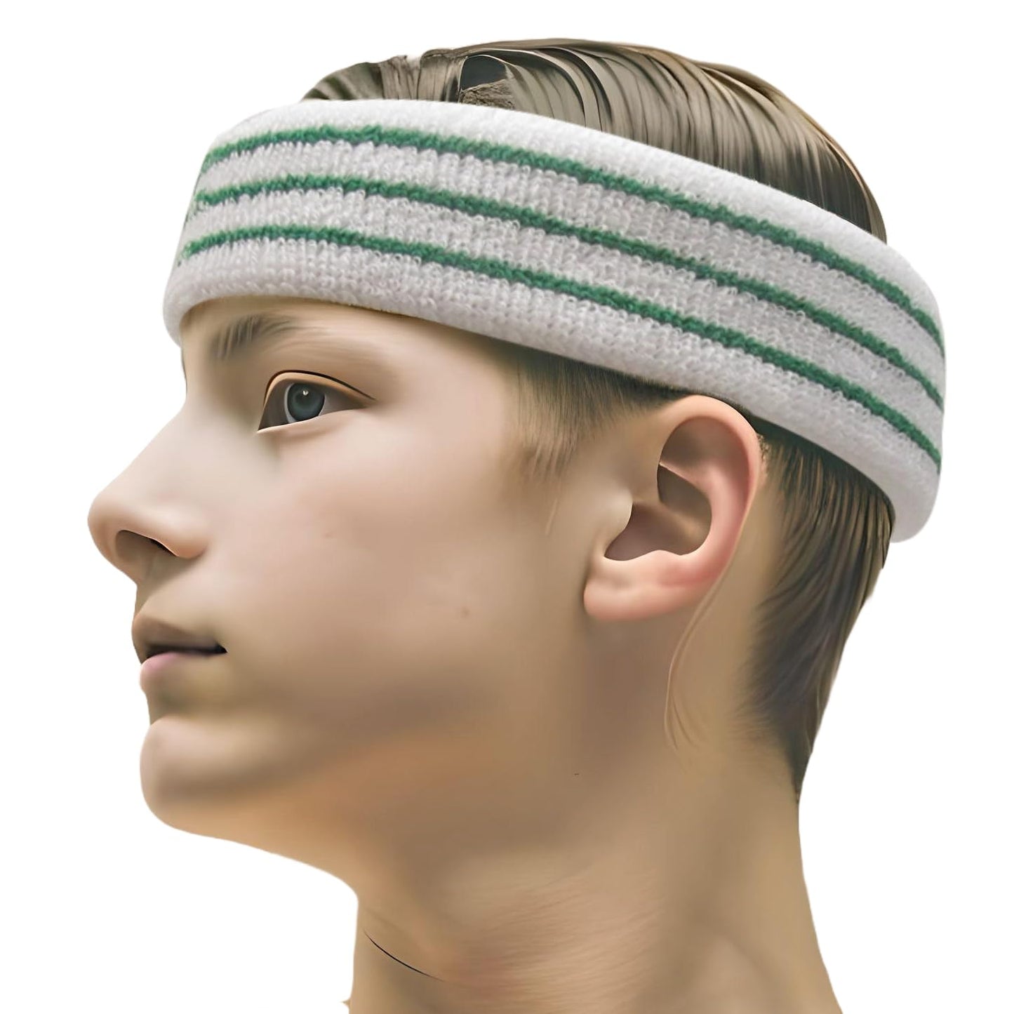 COUVER Tennis Style Premium Quality Athletic Terry Head Sweatband(1 Piece)