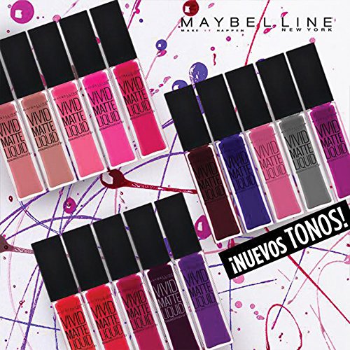 Maybelline Color Sensational Vivid Matte Liquid Lipstick - Vivid Violet