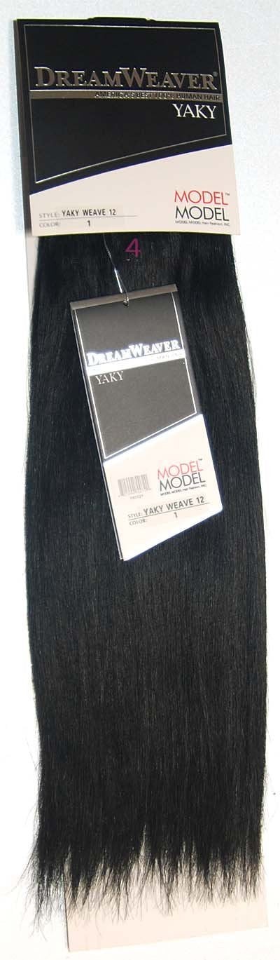 Model Model Dreamweaver 100% Human Hair Extensions Yaky 12" #1