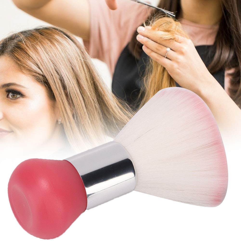 Dust Brush for Nails,Barber Brush Neck Duster,Neck Duster Brush, Soft Broken Hair Sweep Brush Hairdressing Broken Hair Cleaning Brush Hair Sweep Hairdressing Tool for Barber Shop (01)