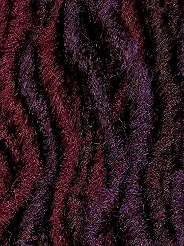 S-BEAUTY 2X CUBAN WAVY GORGEOUS LOC 12" (CHERRYWINE) - Freetress Synthetic Crochet Braid